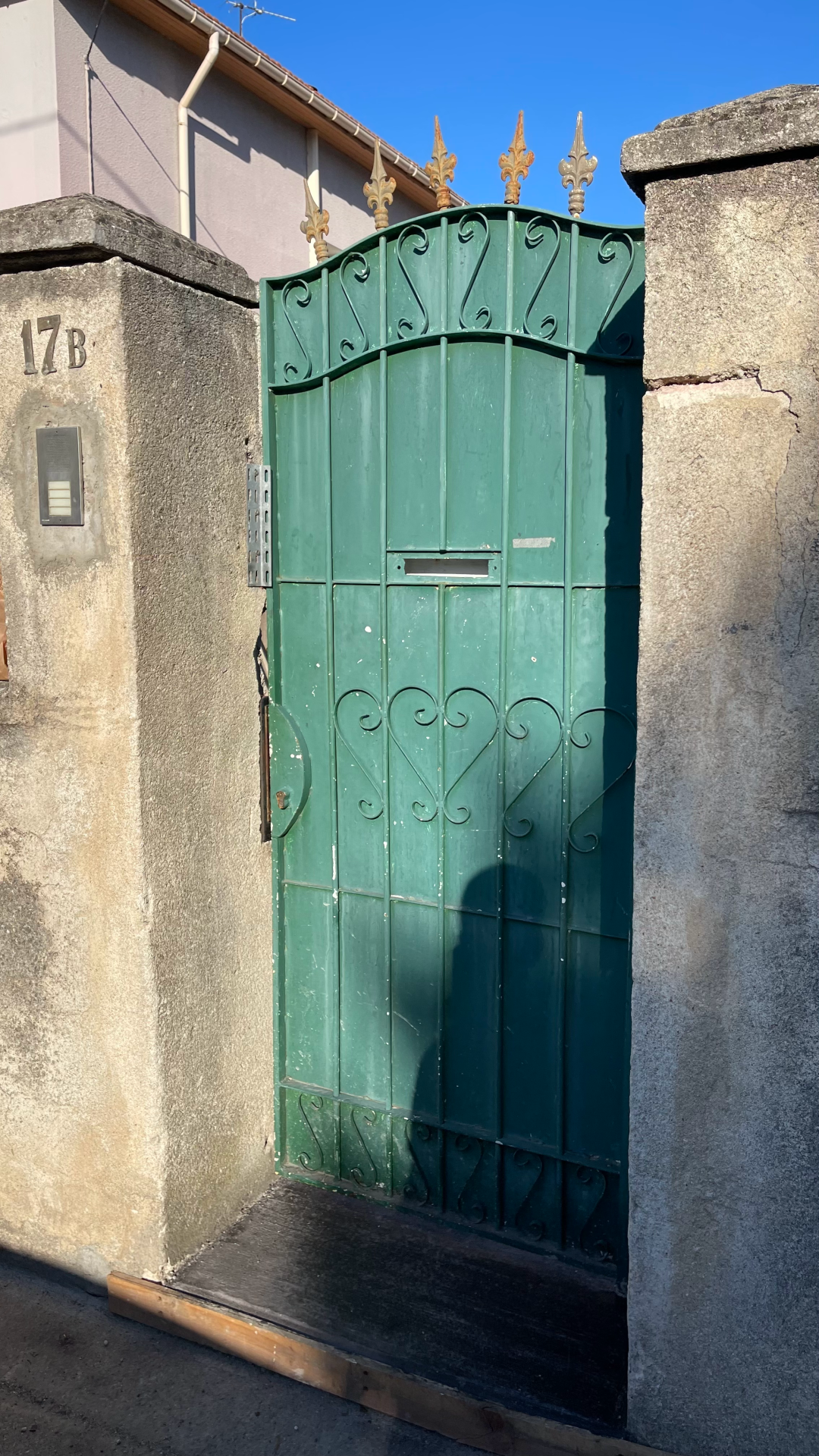 Rénovation d'un portail battant à deux vantaux et d'un portillon assorti